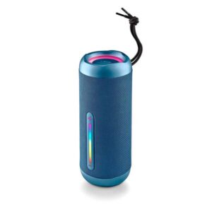 ngs roller furia 2 altavoz bluetooth 30w tws iluminacion led autonomia hasta 9h resistencia al agua ipx7 color azul