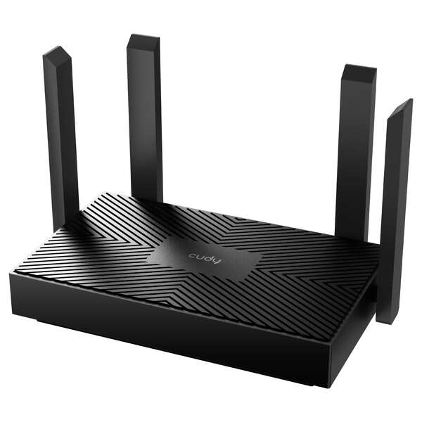 cudy wr1500 router wifi ax1500 wifi 6 doble banda 1x puerto wan gigabit y 3x puertos lan gigabit 4 antenas externas