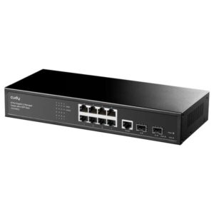 cudy gs2008s2 switch administrado l2 gigabit de 8 puertos con 2 puertos gigabit sfp