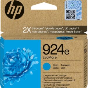 hp 924e xl cyan cartucho de tinta original 4k0u7ne