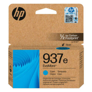 hp 937e xl cyan cartucho de tinta original 4s6w6ne