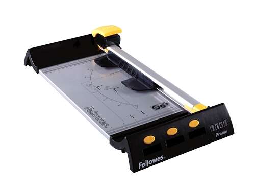 fellowes cizalla de rodillo para uso moderado longitud de corte 380mm capacidad de corte para 10 hojas (80 gr) mecanismo de corte con sistema de seguridad
