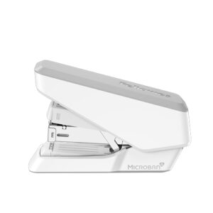 fellowes grapadora sin esfuerzo de media carga para hasta 40 hojas diseño duradero y libre de atascos proteccion antibacteriana microban utilizable con grapas 24/6 y 26/6