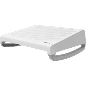 fellowes breyta™ reposapies con plataforma ergonomica ajustable en 3 posiciones plegable para ahorrar espacio opcion de balanceo color blanco