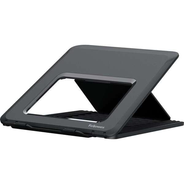 fellowes breyta elevador para portatiles hasta 14" 12 ajustes de altura peso max. 4kg fabricado con materiales 100% reciclables color negro