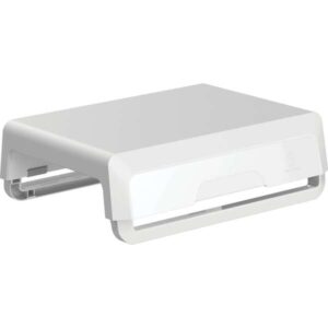 fellowes elevador para monitor con 3 ajustes de altura ideal para trabajo hibrido canal para dispositivos con carga materiales 100% reciclados