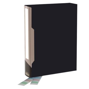 bankers box carpeta porta fundas polipropileno flexible 100 fundas etiquetas personalizables dimensiones externas 6.50x31.50x23.50cm dimensiones internas 11.81x9.63cm
