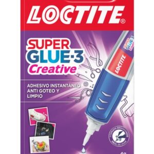 loctite superglue 3 creative pen 4gr adhesivo universal en forma de boligrafo aplicacion gota a gota precisa y limpia no gotea fuerza de union maxima