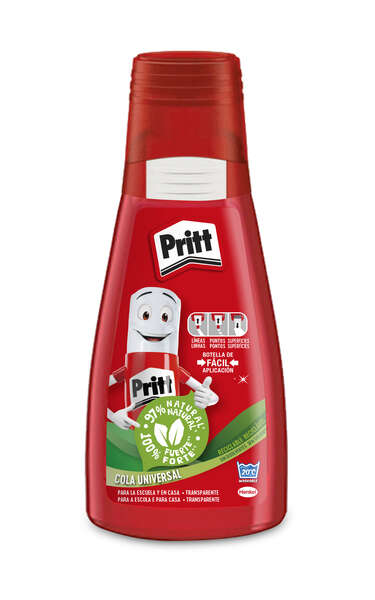 pritt cola universal liquida transparente 100gr ideal para manualidades lavable sin disolventes pega diferentes materiales