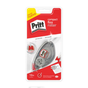 pritt roller compact flex cinta correctora 4,2mmx10m punta flexible correcion suave y limpia correccion en dos sentidos