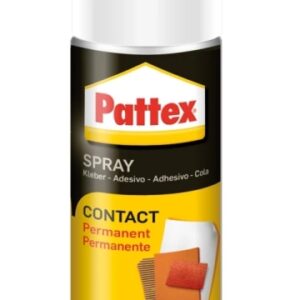 pattex contact spray cola de contacto en spray 400 ml pega con maxima resistencia para una amplia variedad de materiales ideal para madera, papel, carton y metales