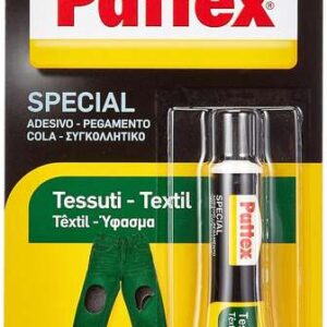 pattex pegamento transparente especial textil 20gr resistente a lavados y planchado para todo tipo de tejidos