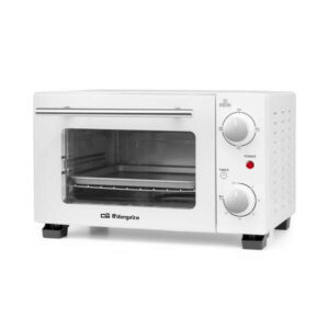 orbegozo ho 975 horno electrico multifuncion potente y versatil ideal para asar gratinar y calentar con capacidad de 10 litros y temporizador de 30 minutos