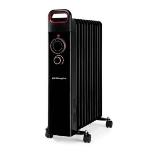 orbegozo run 2500 radiador de aceite eficiente potente y seguro inercia termica proteccion antivuelco y sobrecalentamiento facil de transportar silencioso