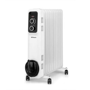 orbegozo rs 2500 radiador de aceite elegante y potente potencia maxima 2500w 11 elementos calorificos proteccion contra sobrecalentamiento y antivuelco facil manejo y transporte