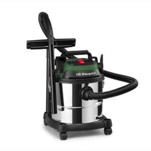orbegozo aps 1400 aspirador potente y eficiente potencia de 1380w doble filtrado hepa deposito metalico de 20l funcion soplador accesorios completos facil manejo y transporte