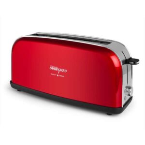 orbegozo tov 6200 tostadora vintage ranura larga acero inoxidable 6 niveles de tostado descongelacion y recalentamiento compacta y practica