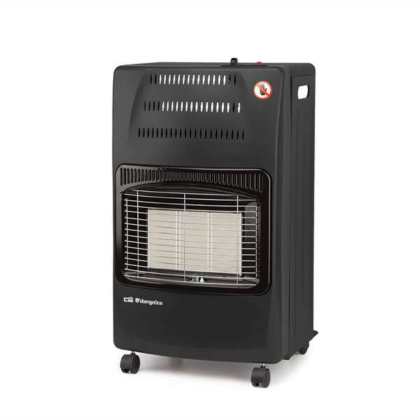 orbegozo hce 60 estufa plegable potente y segura para calentar grandes espacios de forma homogenea triple sistema de seguridad facil de transportar y usar funciona con gas butano y propano