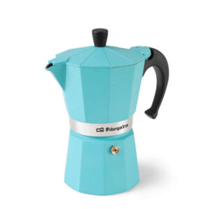 orbegozo kfv 645 cafetera de aluminio prepara 6 tazas de cafe en minutos compatible con diferentes tipos de cocinas mango ergonomico y valvula de seguridad facil de limpiar y mantener