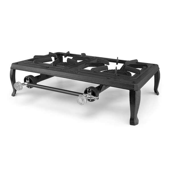 orbegozo fo 6200 hornillo a gas portatil potente y resistente para uso exterior parrilla de hierro fundido seguro y practico 7kw de potencia