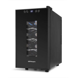 orbegozo vt 830 vinoteca compacta conserva y disfruta del vino en casa capacidad para 8 botellas control electronico de temperatura diseño elegante y moderno silenciosa y sin vibraciones