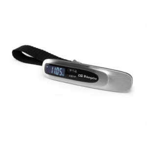 orbegozo pc 4200 peso maletas compacto preciso y ligero ajuste de objetivo de peso materiales resistentes sensor de alta precision pesa hasta 50 kg/110 lb funcion tara pantalla lcd