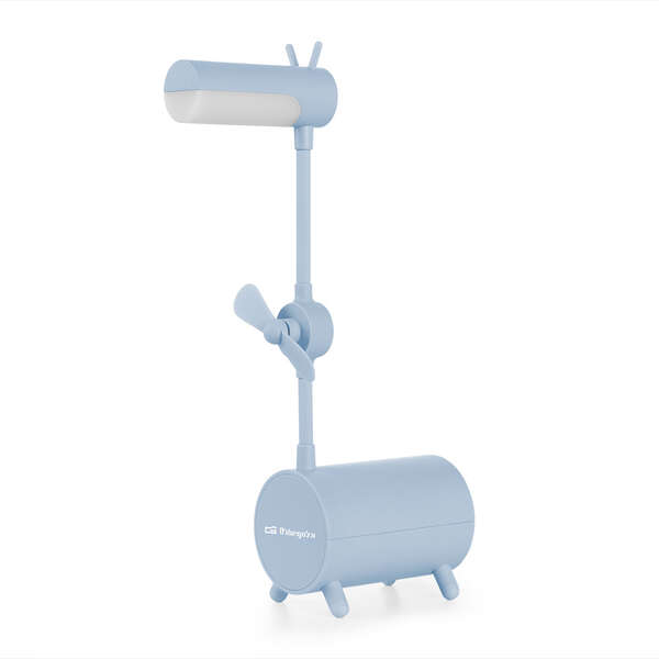orbegozo lp 2500 lampara led con ventilador luz regulable en 3 modos y ventilador integrado ideal para tareas escolares o laborales practico y moderno