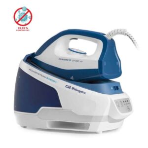 orbegozo vp 8600 centro de planchado profesional potencia 2400w deposito de 2l suela ceramica golpe de vapor 150 g/min seguridad garantizada