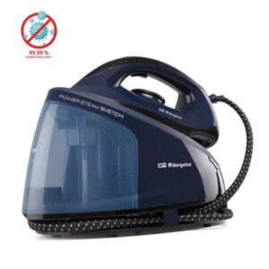 orbegozo vp 8550 centro de planchado profesional potencia de 2400w deposito xl de 1.2l suela de teflon antideslizante vapor continuo de 100 mg/min seguro y eficiente