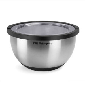 orbegozo boa 5000 bol de acero inoxidable serie boa duradero y seguro capacidad 5l base antideslizante libre de bpa apto lavavajillas versatil y practico