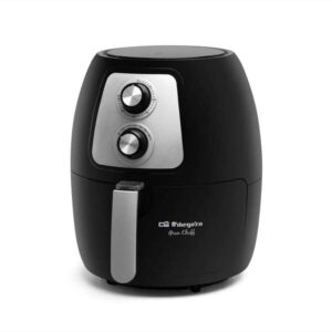orbegozo freidora de aire fdr 60 orbegozo cocina sana y deliciosa sin aceite capacidad de 4 litros potencia de 1300 1500w temporizador de 60 minutos