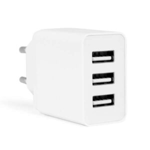 orbegozo en 1100 cargador usb multiple carga hasta 3 dispositivos simultaneamente proteccion contra sobrecarga y cortocircuitos compacto y portatil