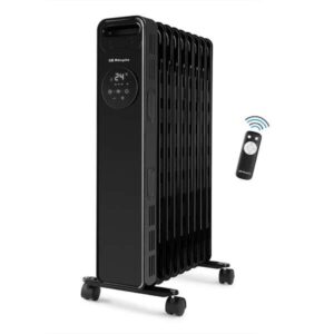 orbegozo rad 2010 radiador de aceite digital potente y eficiente pantalla led tactil mando a distancia proteccion antivuelco y sobrecalentamiento facil manejo y transporte