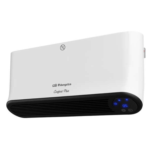 orbegozo sp 6200 calefactor split programable diaria o semanalmente deteccion de ventanas abiertas dos niveles de potencia mando a distancia seguridad total