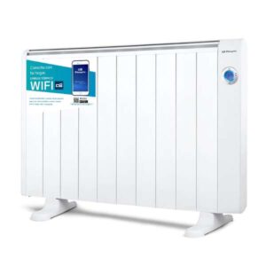 orbegozo rrw 1800 emisor termico wifi realwarm elements control por voz con google assistant y alexa programacion diaria y semanal funcion deteccion de ventanas abiertas display digital lcd