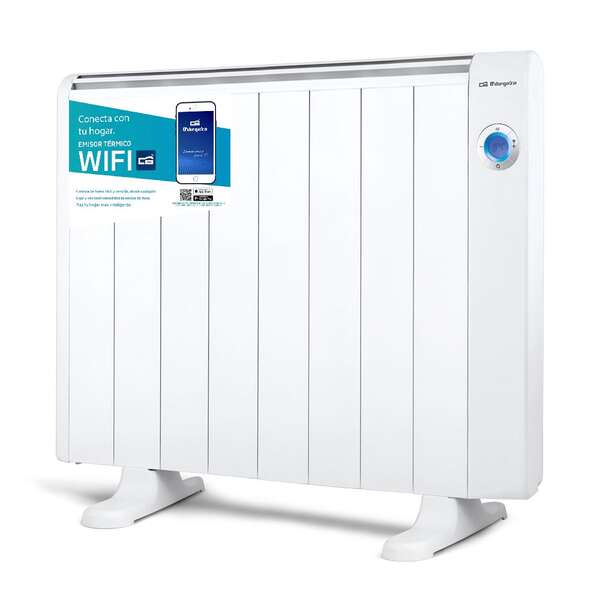 orbegozo rrw 1500 wifi emisor termico inteligente control por voz deteccion de ventanas abiertas programacion diaria y semanal 3 modos de funcionamiento display digital lcd