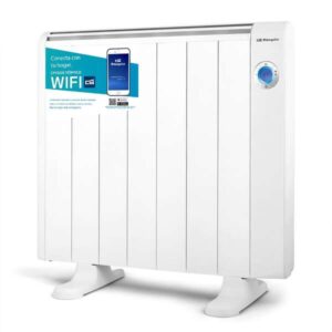 orbegozo rrw 1300 wifi emisor termico inteligente control por voz deteccion de ventanas abiertas programacion diaria y semanal 3 modos de funcionamiento seguridad infantil