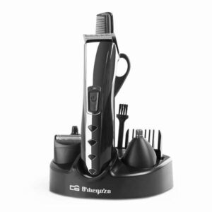 orbegozo ctp 1930 cortapelos 3 en 1 recargable autonomia de 45 minutos cabezales intercambiables cuchilla de acero inoxidable base de almacenamiento facil limpieza y mantenimiento