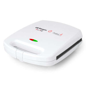 orbegozo sw 7100 sandwichera duradera y completa potencia 1500w antiadherente almacenamiento vertical y horizontal proteccion sobrecalentamiento