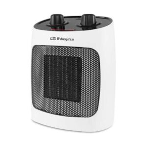 orbegozo cr 5031 calefactor ceramico compacto potencia 2000w elemento calefactor ceramico ptc 3 modos de funcionamiento proteccion antivuelco y sobrecalentamiento asa de transporte