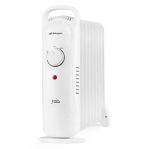 orbegozo ro 1220 radiador de aceite junior compacto potencia 1200w termostato regulable proteccion contra sobrecalentamiento facil manejo asa para transporte