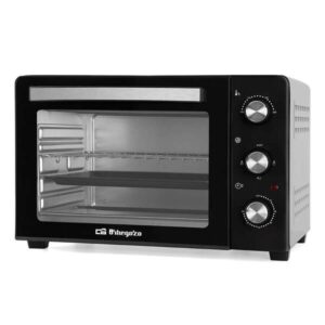 orbegozo ho 300 horno electrico multifuncion potente y versatil para asar y hornear capacidad de 30 litros sistema de calor superior e inferior temporizador hasta 60 minutos