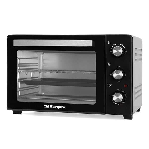orbegozo ho 300 horno electrico multifuncion potente y versatil para asar y hornear capacidad de 30 litros sistema de calor superior e inferior temporizador hasta 60 minutos