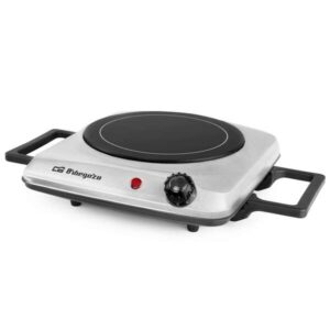 orbegozo pce 4050 placa vitroceramica portatil manten la comida caliente en cualquier lugar compatible con todo tipo de materiales potencia de 1200w facil de regular con termostato