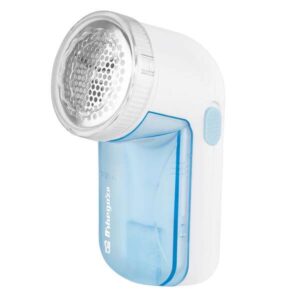orbegozo qp 6400 quita pelusas compacto seguro eficiente acero inoxidable recipiente desmontable diametro 5cm pilas aa ergonomico incluye escobilla practico manten tu ropa impecable