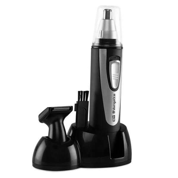 orbegozo no 3500 corta pelos practico y seguro para nariz orejas barba y bigote resistente al agua sin cables cabezales intercambiables comodo y facil de usar