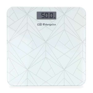 orbegozo pb 2218 bascula electronica de baño precision y diseño elegante para tu salud y bienestar pantalla lcd con luz activacion tactil conversion de unidades indicador de energia