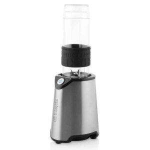 orbegozo bv 7500 blend&go batidora de vaso con 300w de potencia y cuchillas de titanio incluye 2 vasos con boquilla antigoteo y asa de transporte ideal para batidos y smoothies