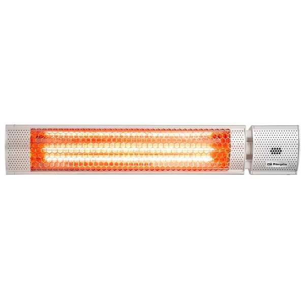 orbegozo phf 50 estufa infrarrojos calor instantaneo y eficiente para interior y exterior potencia de 2000w ip 55 resistente mando a distancia silenciosa