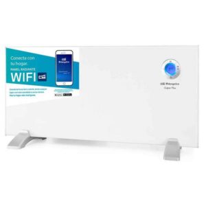 orbegozo rew 1500 panel radiante wi fi inteligente control por voz deteccion de ventanas abiertas programacion diaria y semanal resistencia de aluminio seguridad infantil